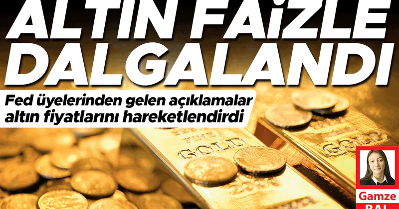 Altın faizle dalgalandı