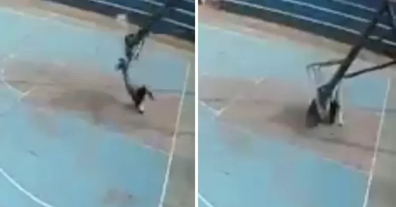 Basketbol oynarken feci şekilde can verdi