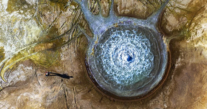 Aksaray’daki soğuk su gayzeri