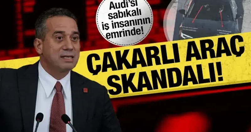 CHP li Başarır, çakarlı aracını sabıkalı iş insanının emrine verdi