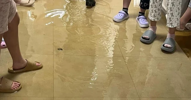 Kız yurdunda patlayan su borusu nedeniyle bazı odaları su bastı Bilecik Haberleri