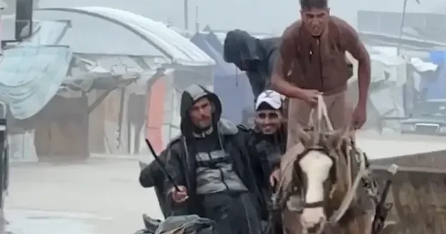 Gazze de dört mevsim yaşam mücadelesi VİDEO İZLE