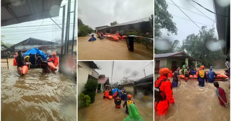 Sumatra Adası nda kabus! Şiddetli yağışlar felakete yol açtı, can pazarı yaşanıyor