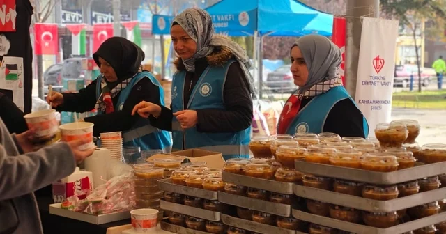 Kahramankazan da Gazze için hayır çarşısı açıldı Ankara Haberleri