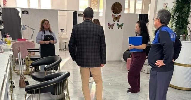 Buharkent te güzellik salonlarına ortak denetim Aydın Haberleri