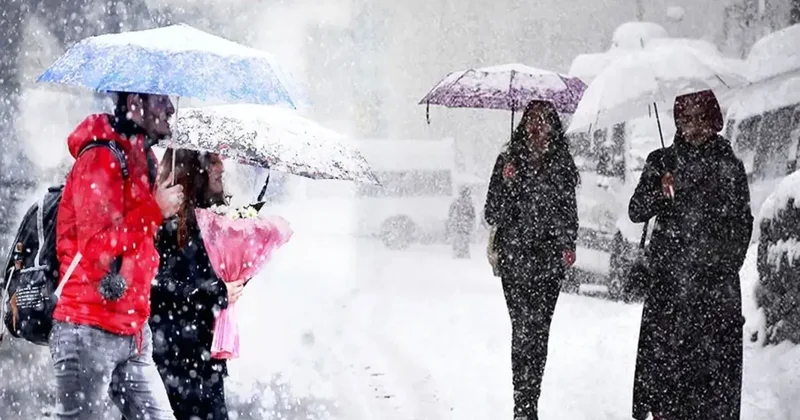 Meteoroloji kuvvetli kar yağışının geldiği illeri tek tek sıraladı