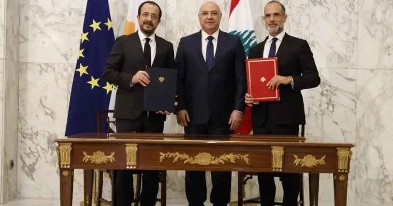 GKRY ile Lübnan arasında deniz sınırlarına ilişkin yaklaşık 20 yıllık anlaşmazlık sonlandı