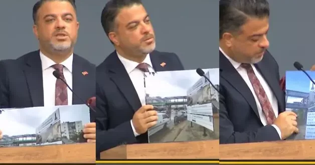 AK Partili Kocabaş tan İzmir Büyükşehir e Bantlı üst geçit eleştirisi