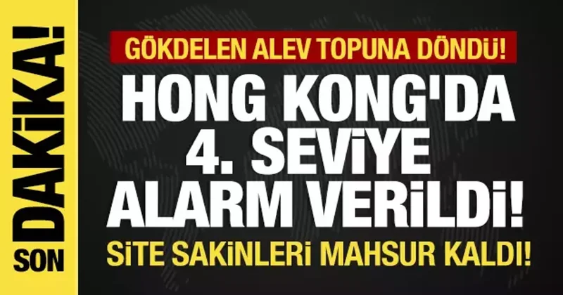 Son dakika... Hong Kong da 2000 konutluk devasa yangın: Bina alev topuna döndü!