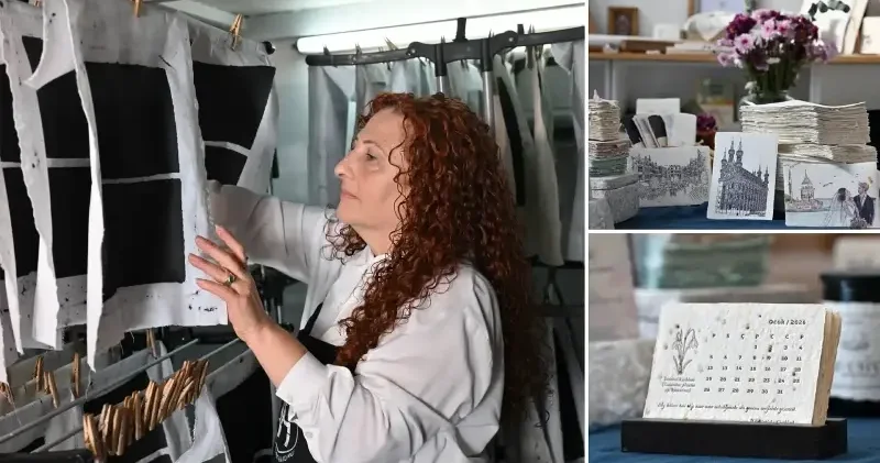 Atık kağıtlar Medeniyet Hamuru ile usta ellerde yeniden hayat buluyor Kültür Sanat Haberleri