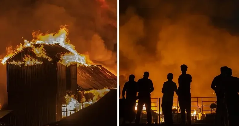 Bangladeş’in başkenti Dakka’da bir mahallede çıkan yangında bin 500 e yakın ev yandı Dünya Haberleri