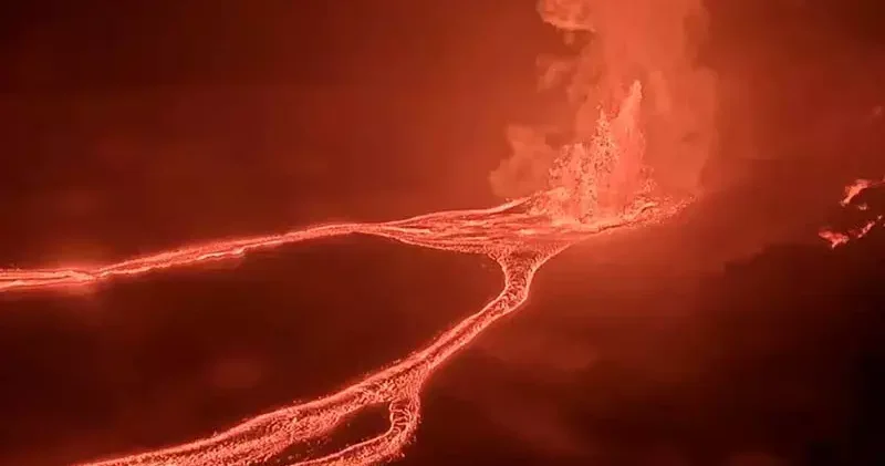 Hawaii deki Kilauea Yanardağı nda 37 nci patlama