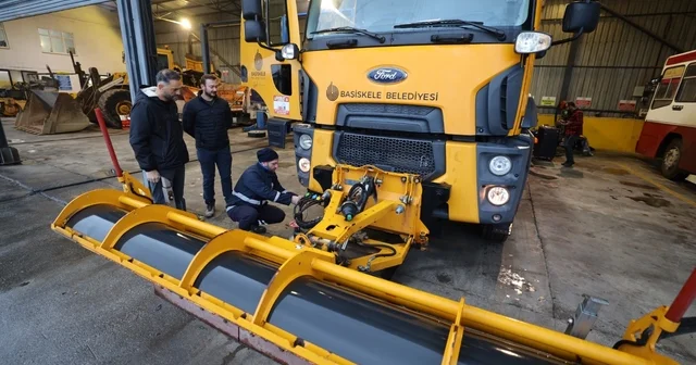 Başiskele de karla mücadele ekipleri yağışa hazırlandı Kocaeli Haberleri