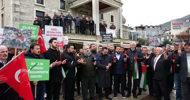 Ordu da Filistin e destek, İsrail e tepki Ordu Haberleri
