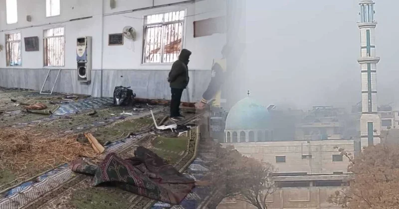 Suriye de camide intihar saldırısı düzenlendi