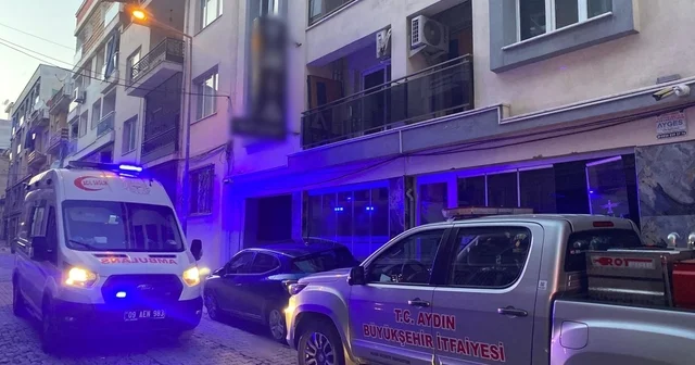 Apart odasında çıkan yangın panikletti Aydın Haberleri