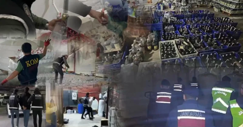 Yurt genelinde 91 bin 384 litre sahte ve kaçak içki ele geçirildi