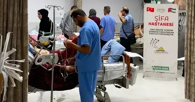 HAK İnsani Yardım Derneği Gazze’de Şifa Hastanesi’ni yeniden hizmete açtı VİDEO İZLE