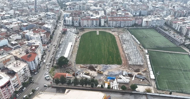 Adnan Menderes Stadyumu nda çim serildi Aydın Haberleri