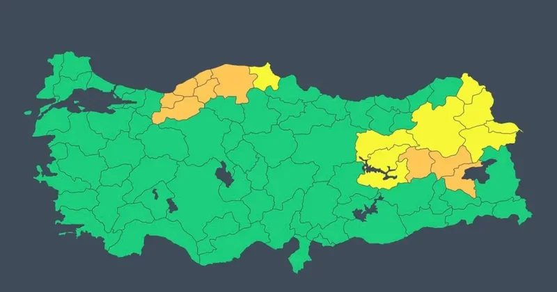 Lapa lapa kar geliyor! Bakanlık 22 ili sarı ve tuncu kodla uyardı