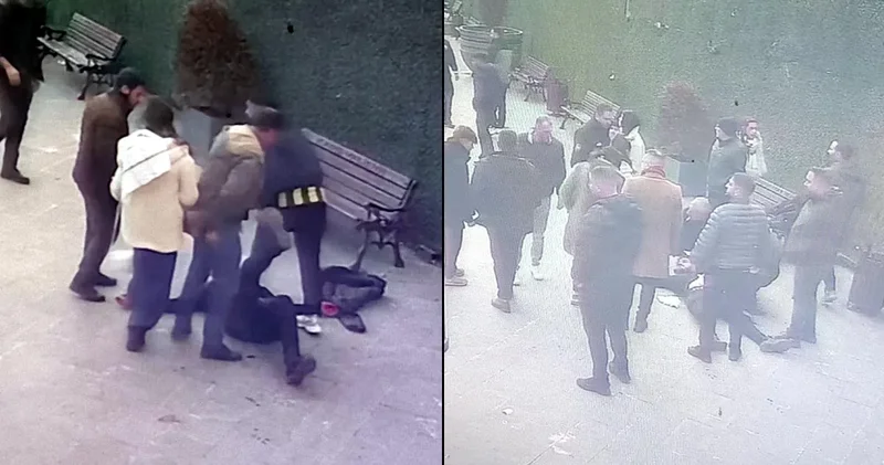 Kars ta bıçaklı kavgada 7 yaralı: O anlar kamerada