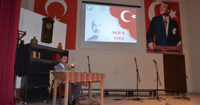 Milli şair Mehmet Akif Ersoy Sinop ta anıldı Sinop Haberleri