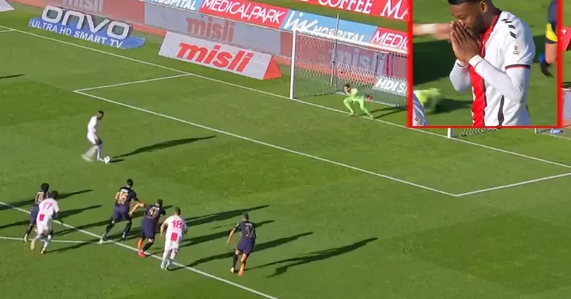 Bahis dosyasına giren Süper Lig maçı! 8 dakikada 2 penaltı kaçıran futbolcunun tavırlarına bakın