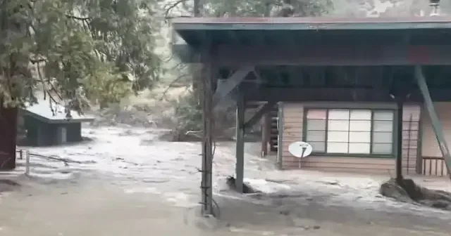 ABD de sel felaketi hayatı felç etti: Kaliforniya da OHAL ilan edildi VİDEO İZLE