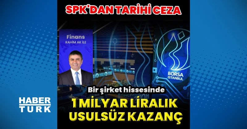 1 şirket hissesinde en az 1 milyar lira usulsüz kazanç sağlamışlar İş Yaşam Haberleri