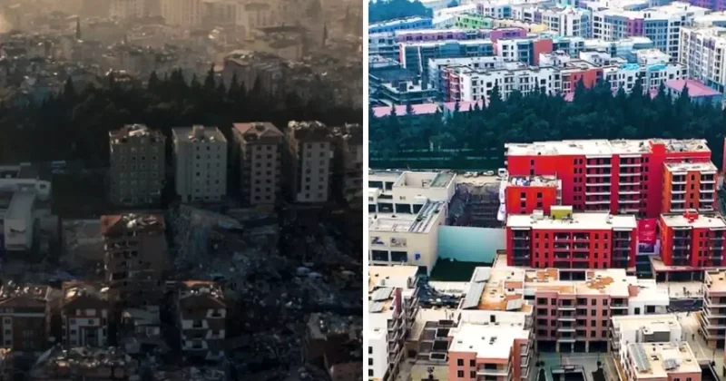 Bu görüntüler geride kaldı, işte muhteşem değişimin görüntüleri