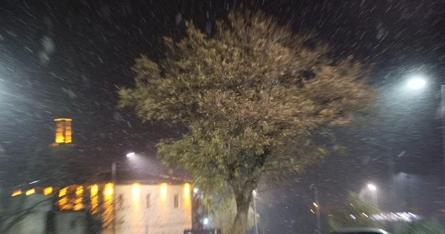 Harput ta kar yağışı başladı Elazığ Haberleri