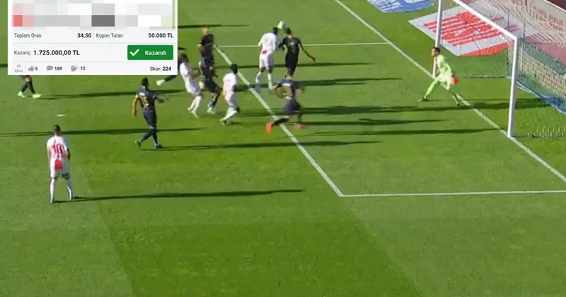 Ülkenin konuştuğu maçta şok kupon! 50 bin TL yatırdı, kazandığı para akıllara zarar