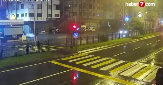 Trabzon da trafik cinayeti! Ehliyetsiz maganda kırmızı ışıkta bekleyen genci hayattan kopardı!