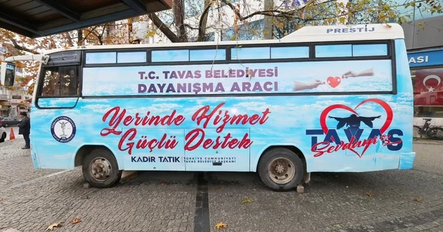 Tavas Belediyesi dayanışma aracı hizmete başladı Denizli Haberleri