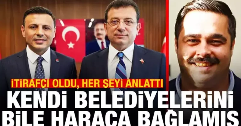 İtirafçı oldu, her şeyi anlattı! CHP il yönetimi, CHP li belediyeleri haraca bağlamış