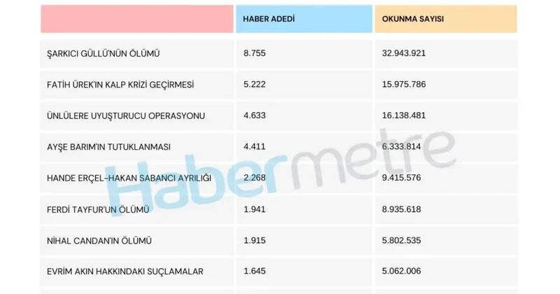 İşte 2025 e damga vuran magazin olayları