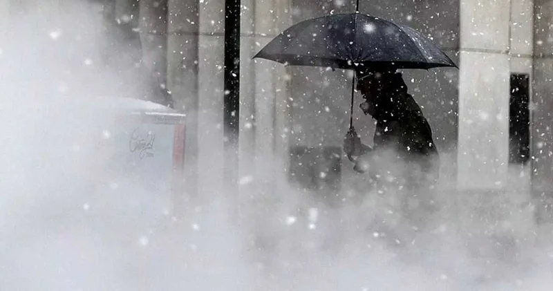 Kar karayele bindi! Meteoroloji olacakları saat saat açıkladı