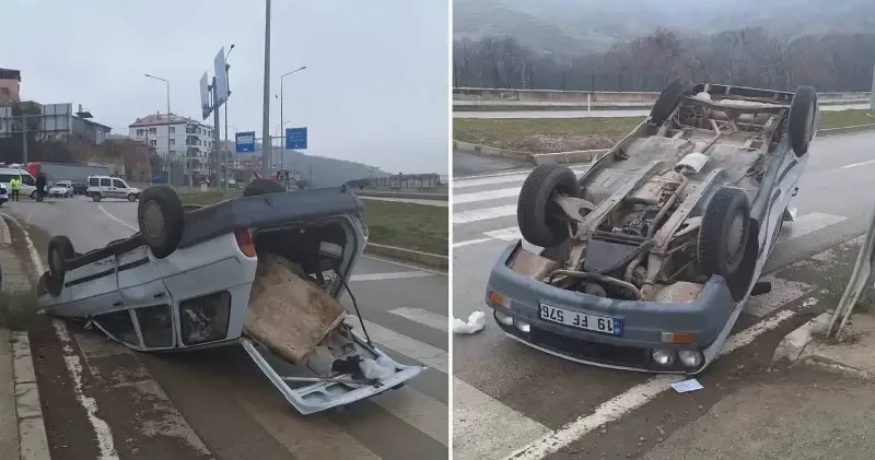 Çorum’da hafif ticari araç ile otomobil çapıştı: 1 yaralı Çorum Haberleri