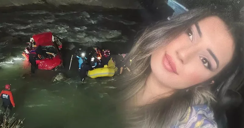 Aracıyla Zap Suyu na yuvarlanmıştı: 23 yaşındaki Sude den acı haber!