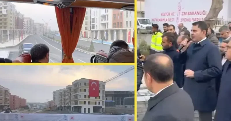 Bakan Kurum Hatay ı gazetecileri gezdirerek anlattı: Taşınma süreci başlıyor