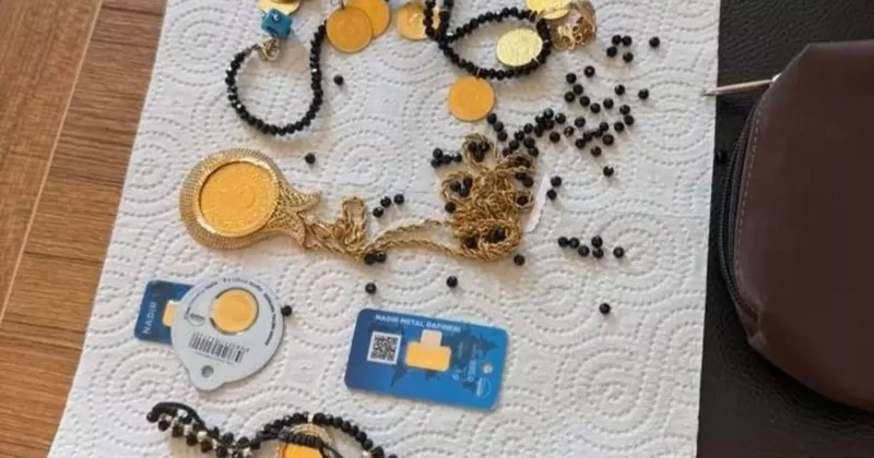 Ağrı’da yolda bulunan altınlar sahibine ulaştırıldı