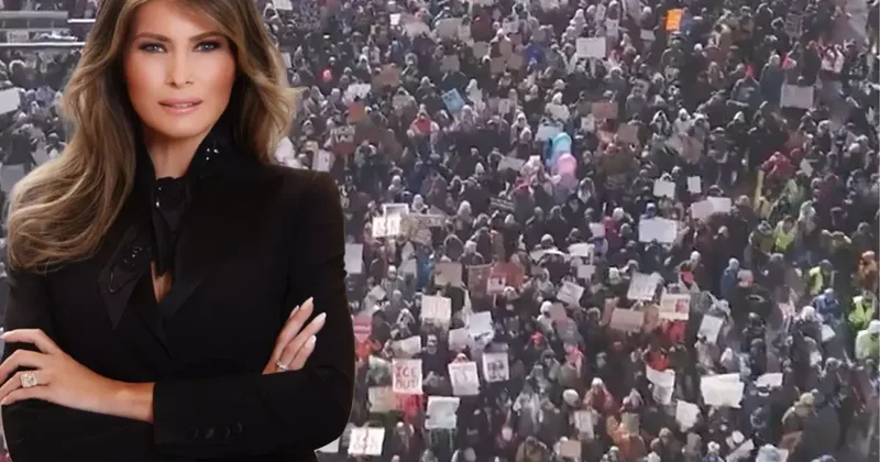ABD First Lady si Melania Trump tan barışçıl protesto çağrısı