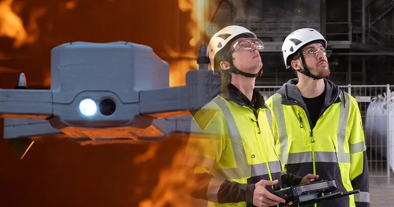 Alevlerin içine uçan teknoloji! 200 dereceye bana mısın demiyor