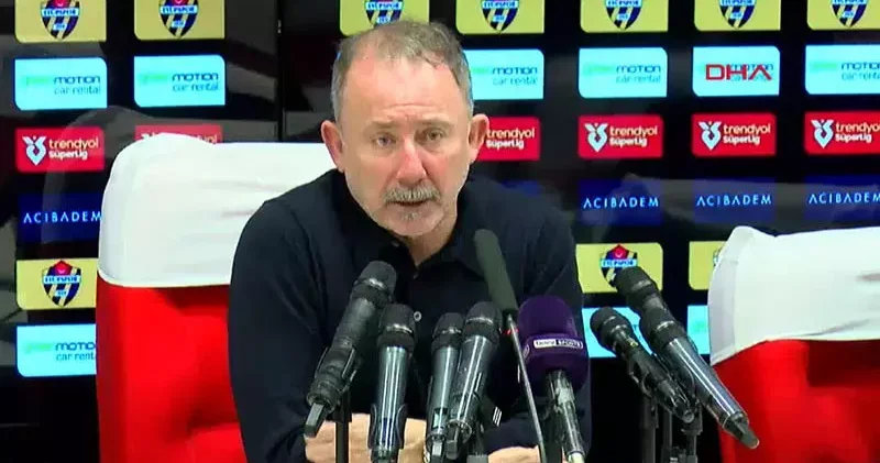 Sergen Yalçın: Bugün takımda çok fazla negatiflik vardı