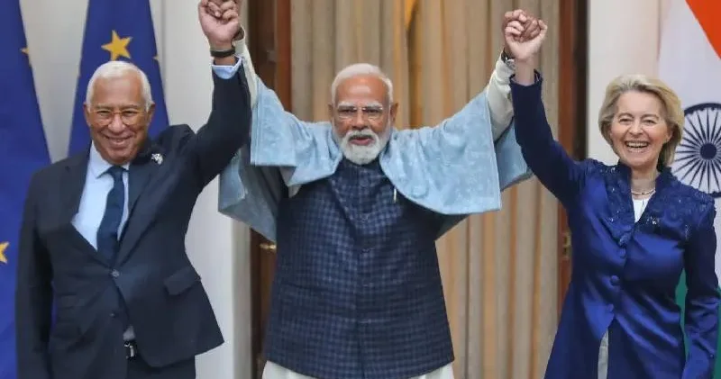 Küresel ticaretin üçte birini temsil ediyor; Hindistan ve AB den tarihî ticaret anlaşması Ursula von der Leyen: Tüm anlaşmaların anası