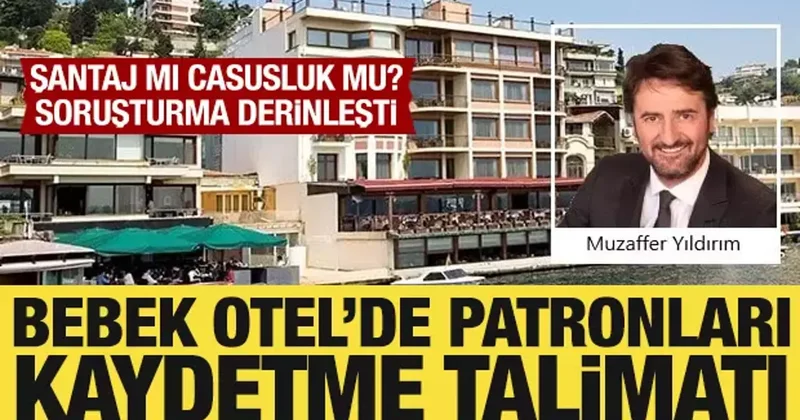 Bebek Otel’de Muzaffer Yıldırım dan holding patronlarını kaydetme talimatı