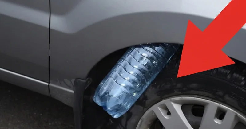 Meğer park halindeki aracın lastiklerine pet şişe koymak bu işe yarıyormuş Sözcü Gazetesi
