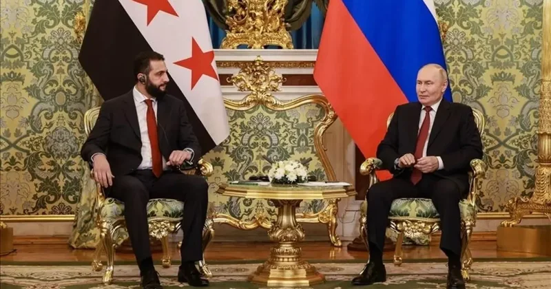 Putin yarın Suriye Devlet Başkanı eş Şara ile görüşecek
