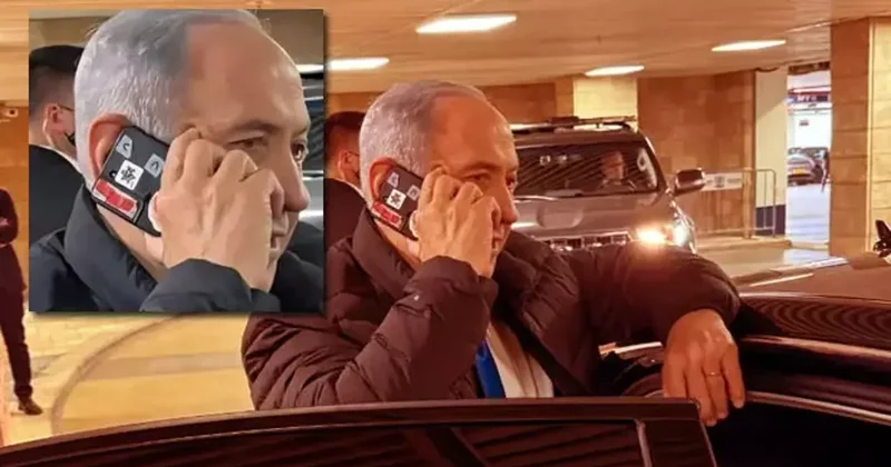 Netanyahu nun telefonundaki gizemli detay: Kamera deden bantlı