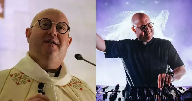 Gündüz kilisede ayin yönetiyor, gece partide DJ lik yapıyor